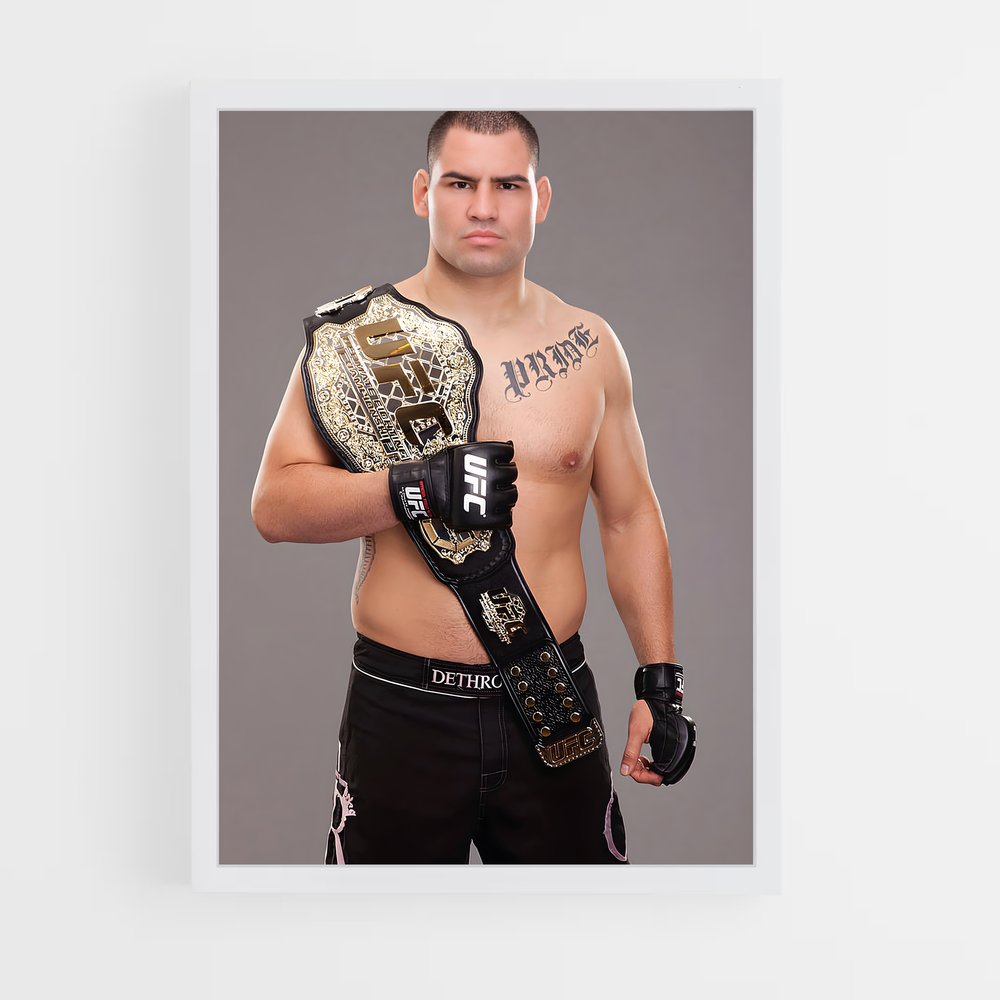 Poster Cain combat – affiche MMA (vue 3)